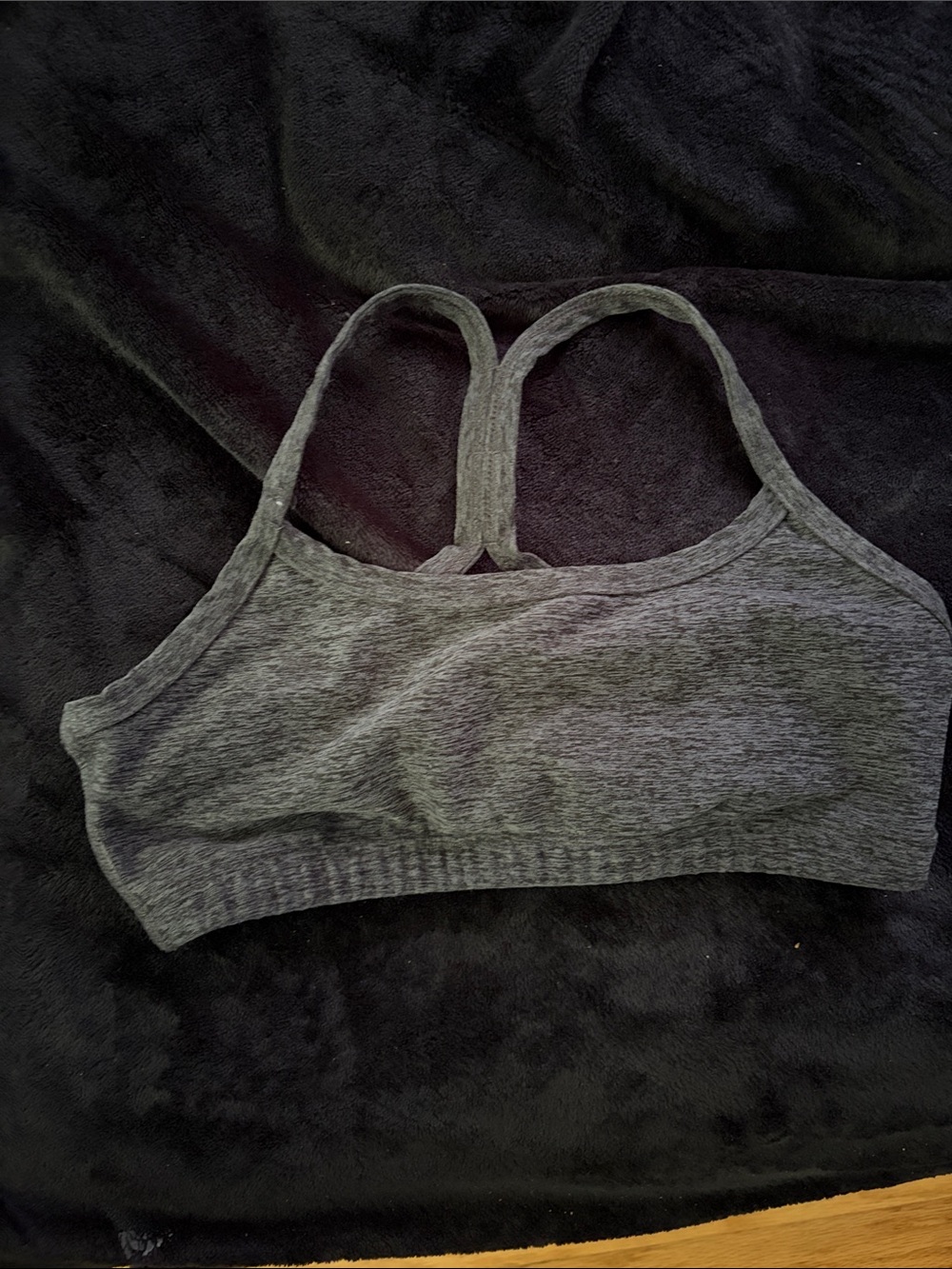 Beyond yoga Seamless Racerback Sports Bra - Gray